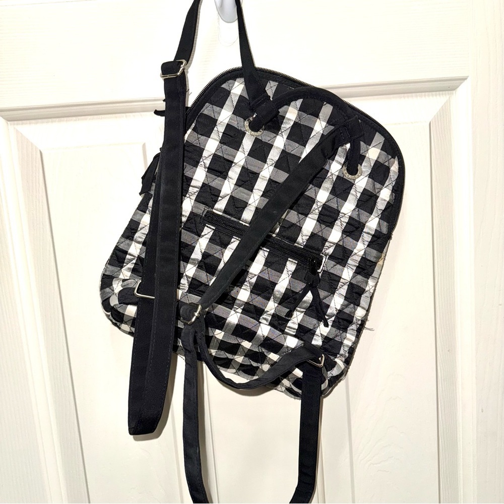 Vera Bradley Black and Gray Patterned Fabric - Picture 2 of 3